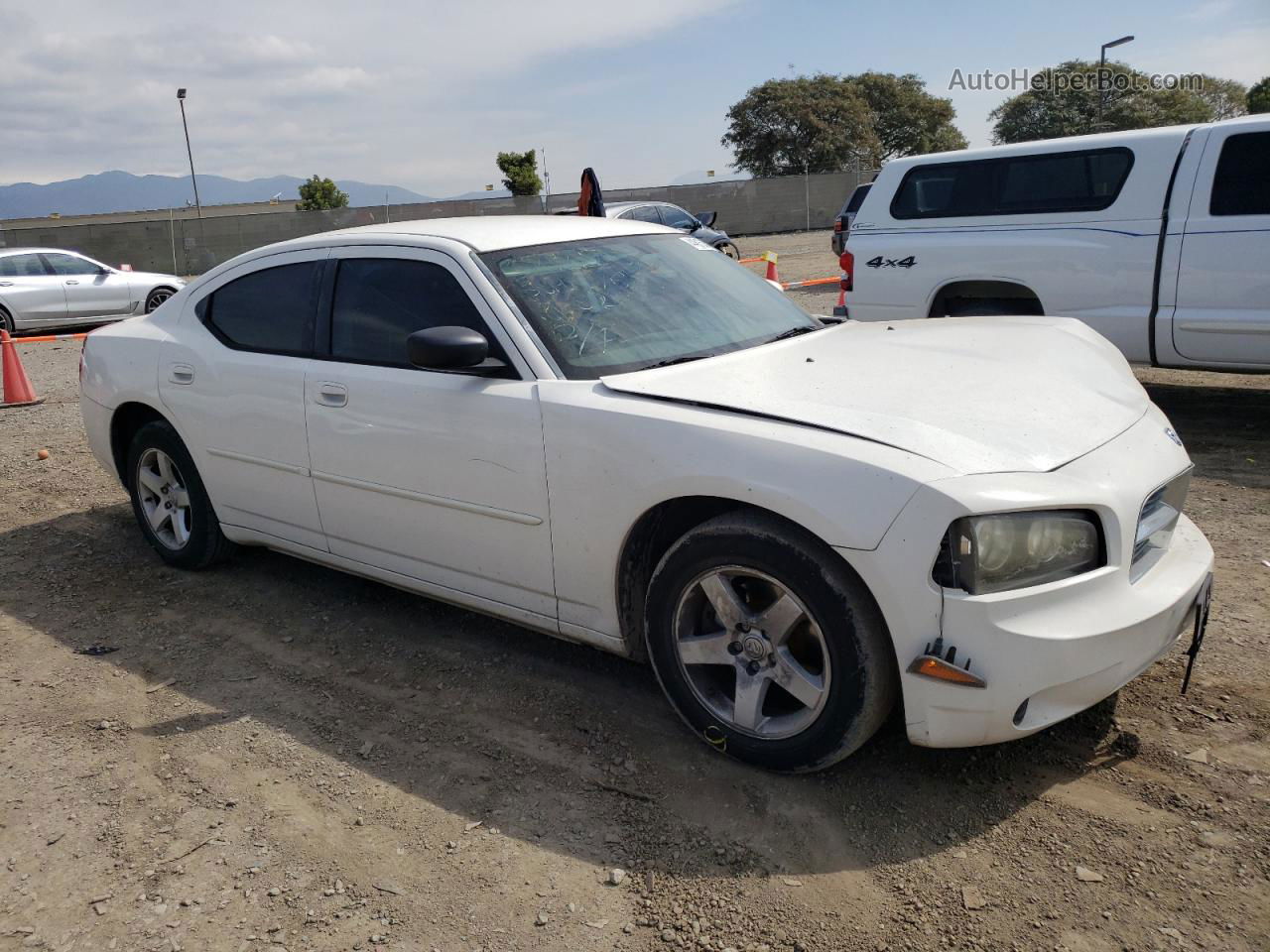 2010 Dodge Charger  Белый vin: 2B3CA4CD4AH244636