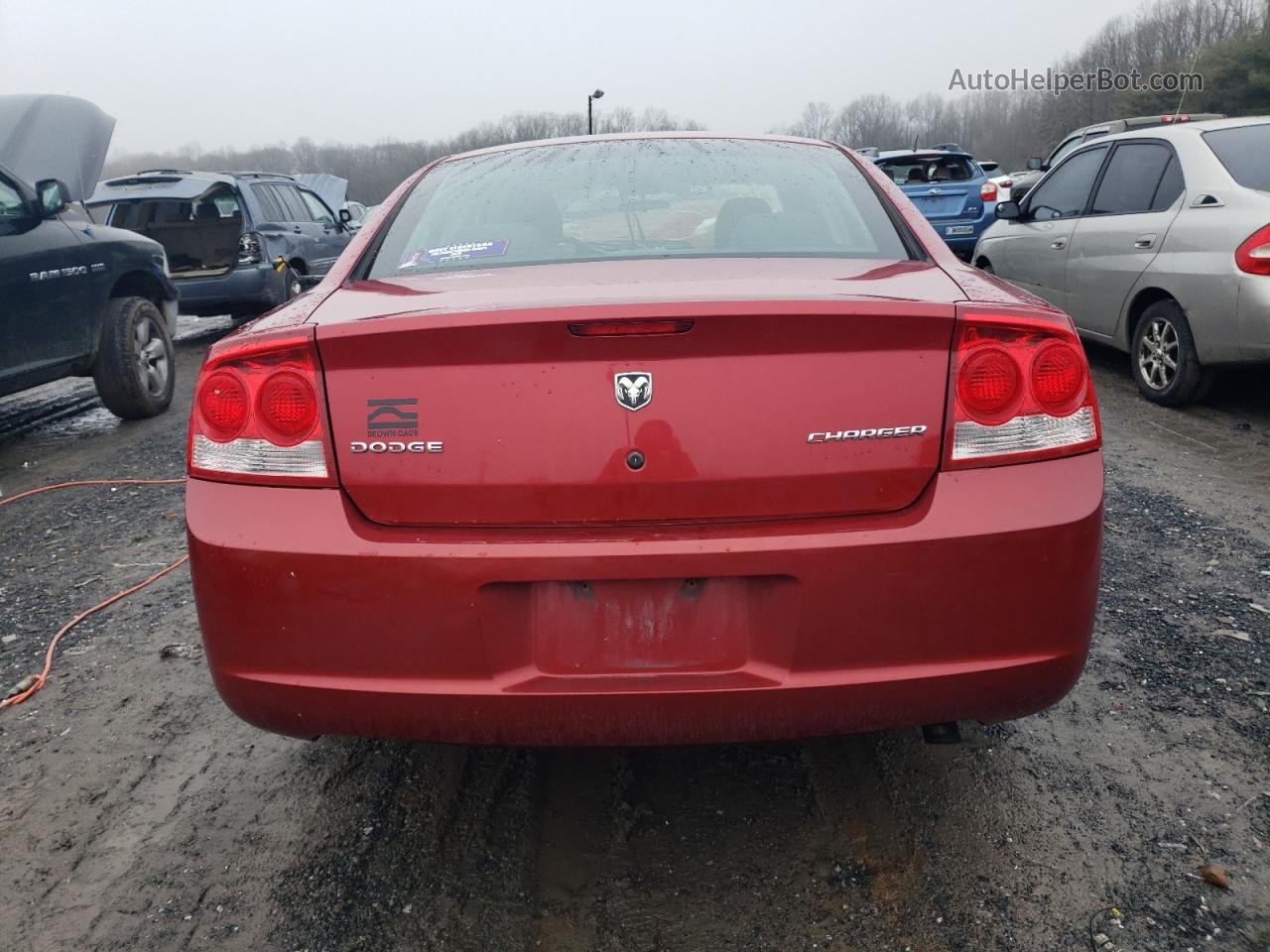 2010 Dodge Charger  Red vin: 2B3CA4CD5AH128572