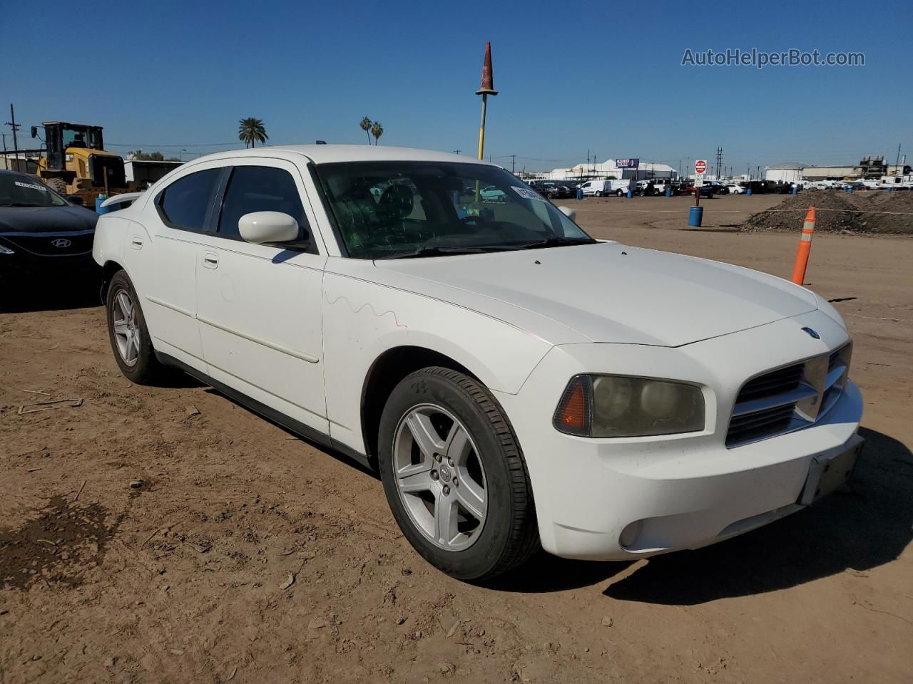 2010 Dodge Charger  Белый vin: 2B3CA4CT6AH245133