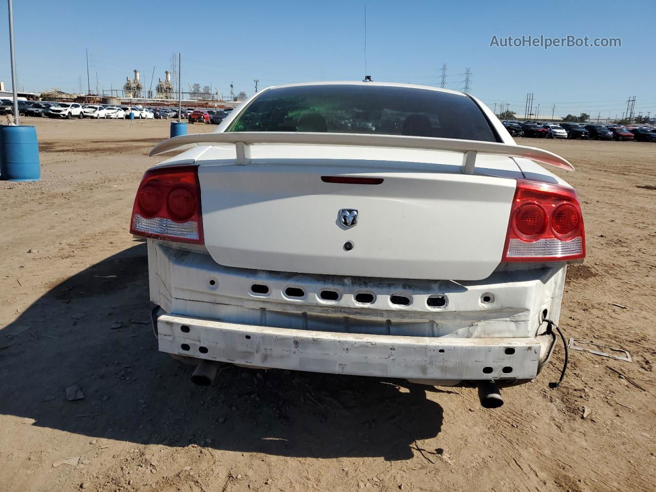 2010 Dodge Charger  White vin: 2B3CA4CT6AH245133