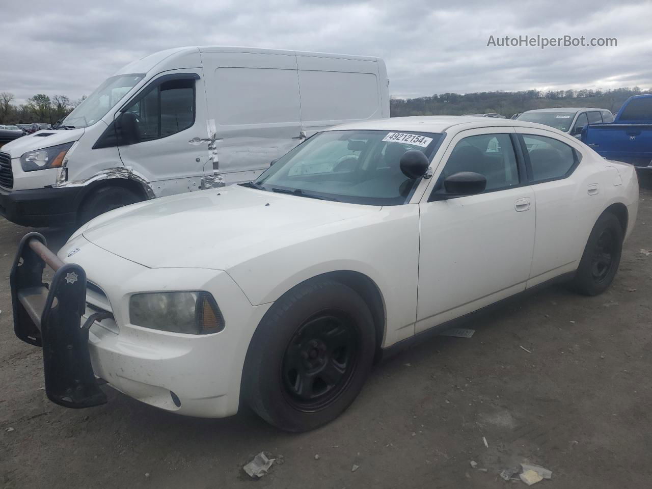 2010 Dodge Charger  White vin: 2B3CA4CT8AH183377