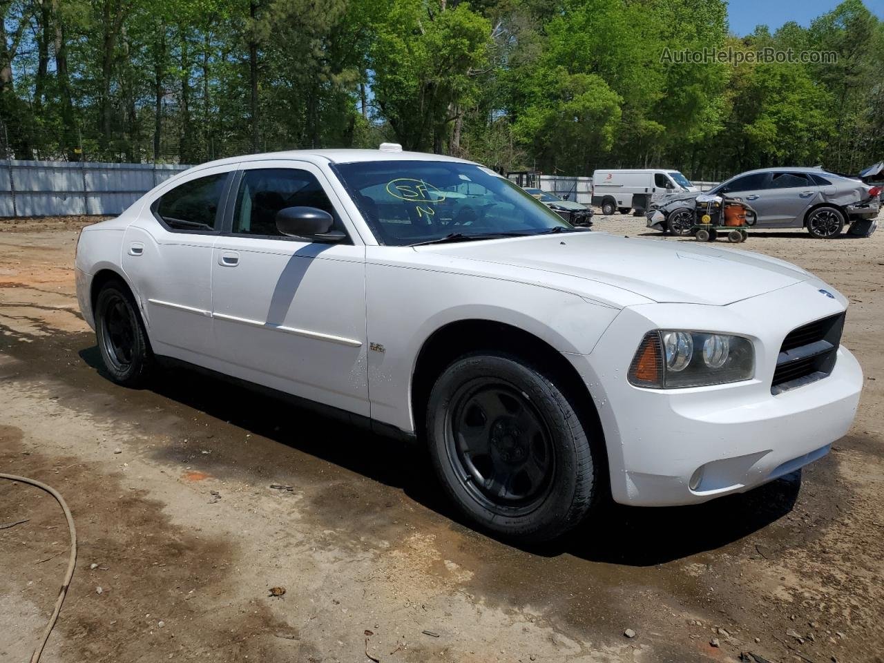 2010 Dodge Charger  White vin: 2B3CA4CV4AH302883