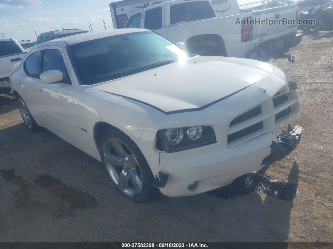 2010 Dodge Charger R/t White vin: 2B3CA5CT0AH192337