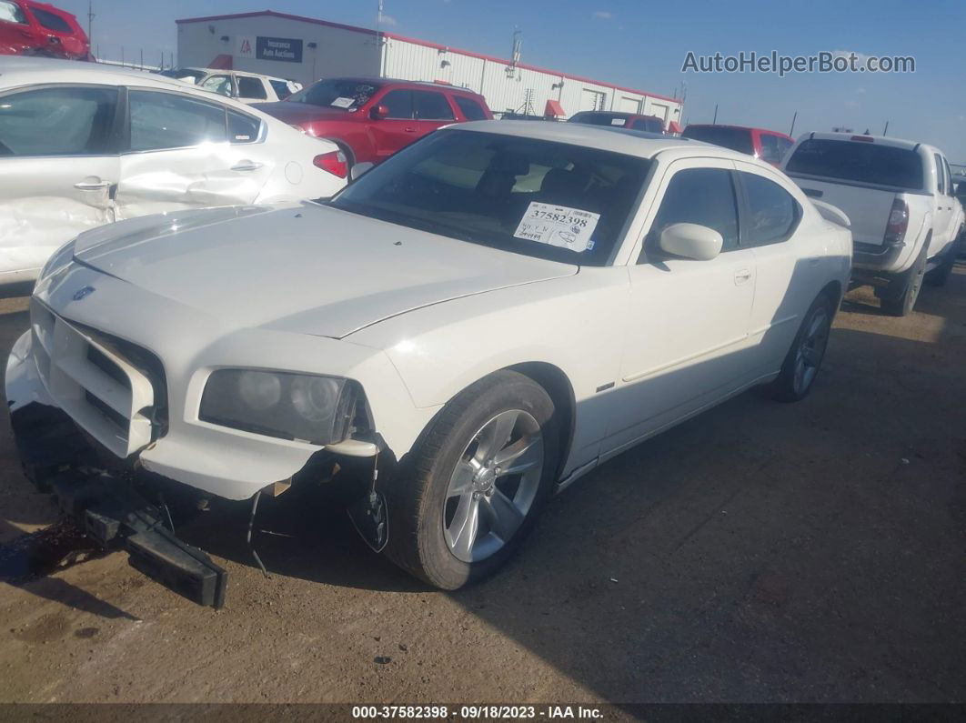 2010 Dodge Charger R/t White vin: 2B3CA5CT0AH192337