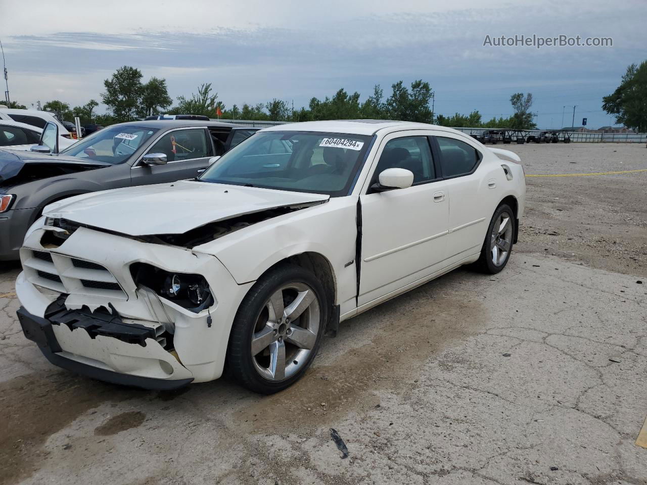 2010 Dodge Charger R/t Белый vin: 2B3CA5CT1AH192511