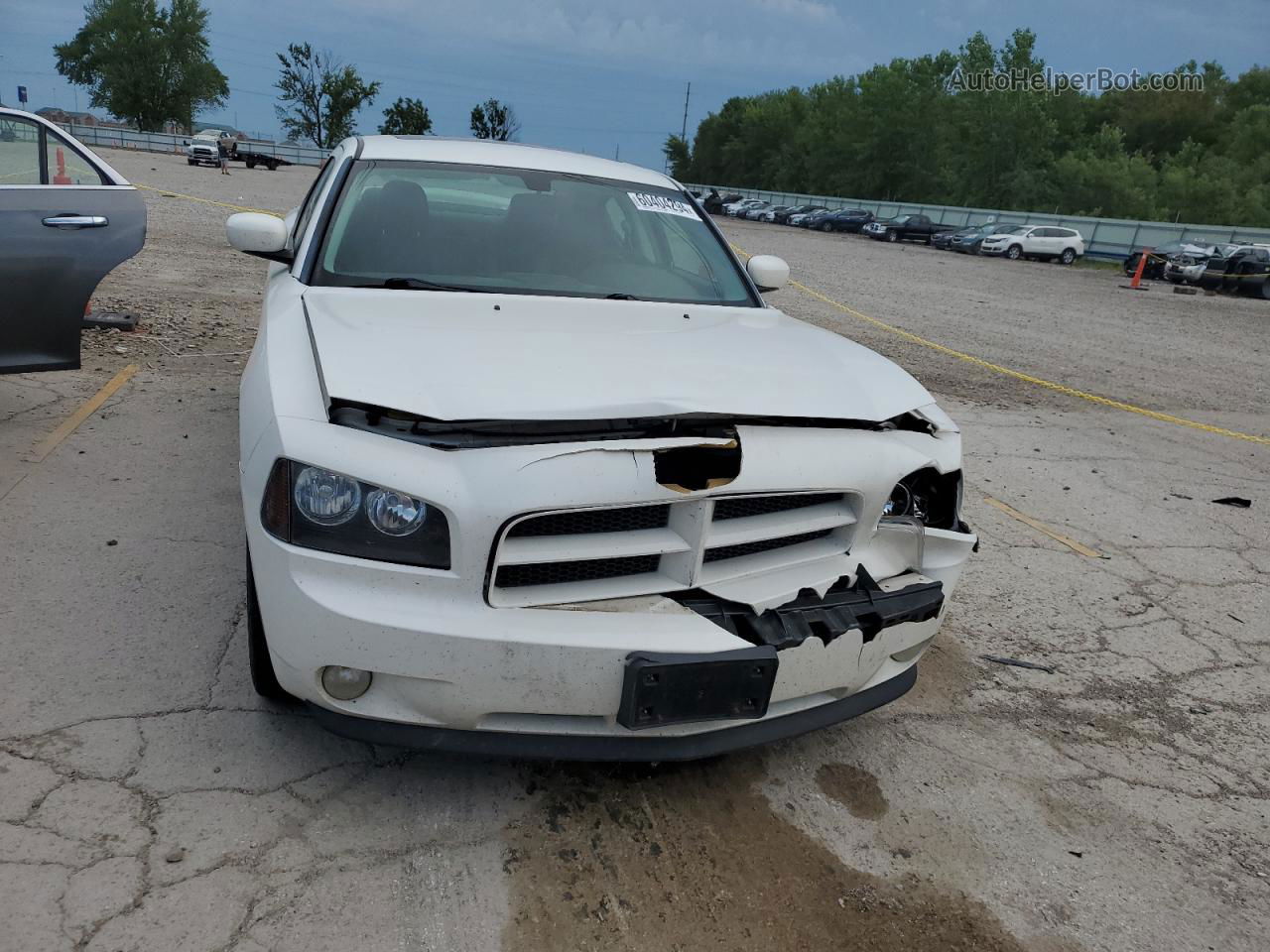 2010 Dodge Charger R/t Белый vin: 2B3CA5CT1AH192511