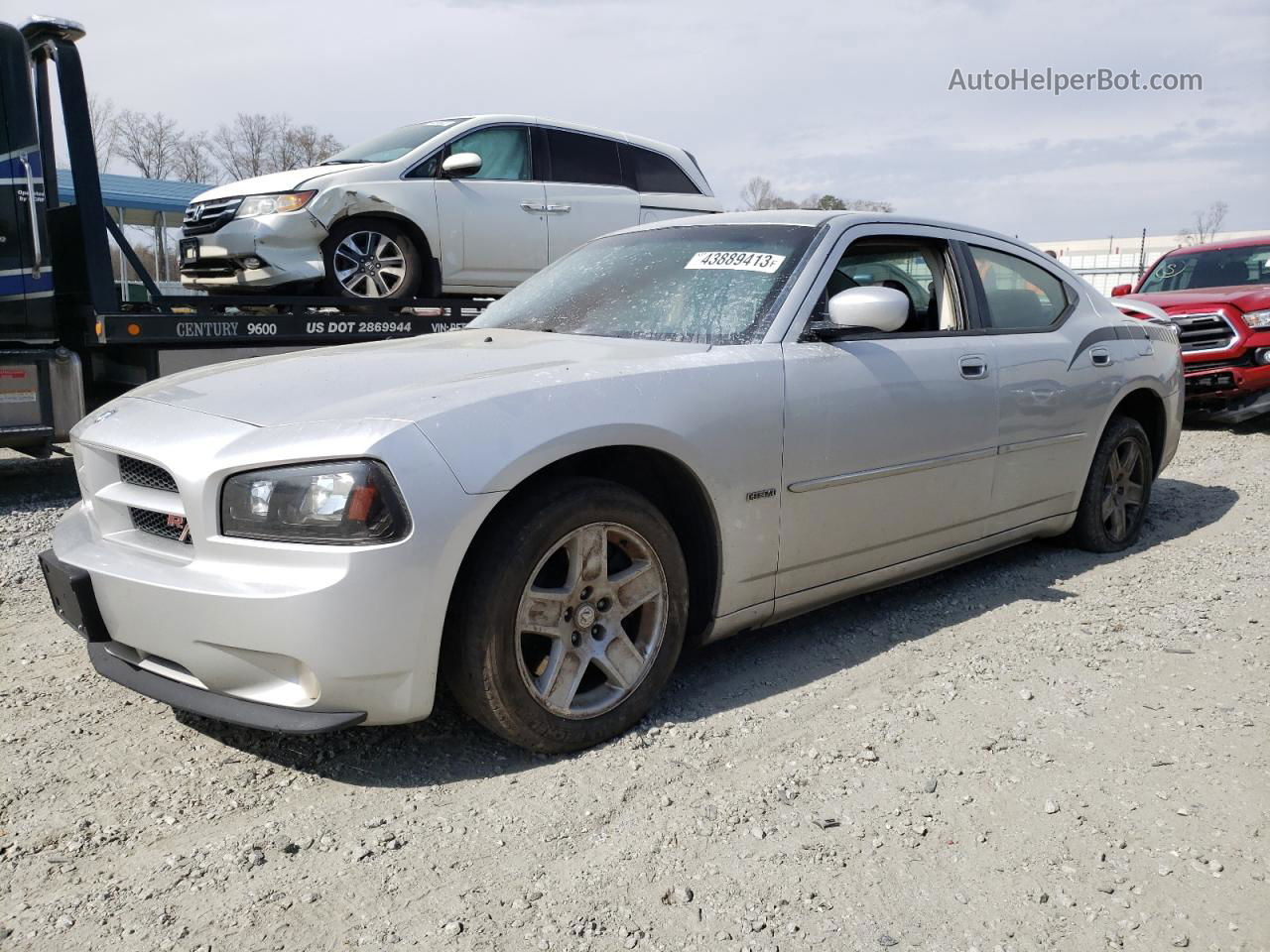 2010 Dodge Charger R/t Silver vin: 2B3CA5CT3AH141737