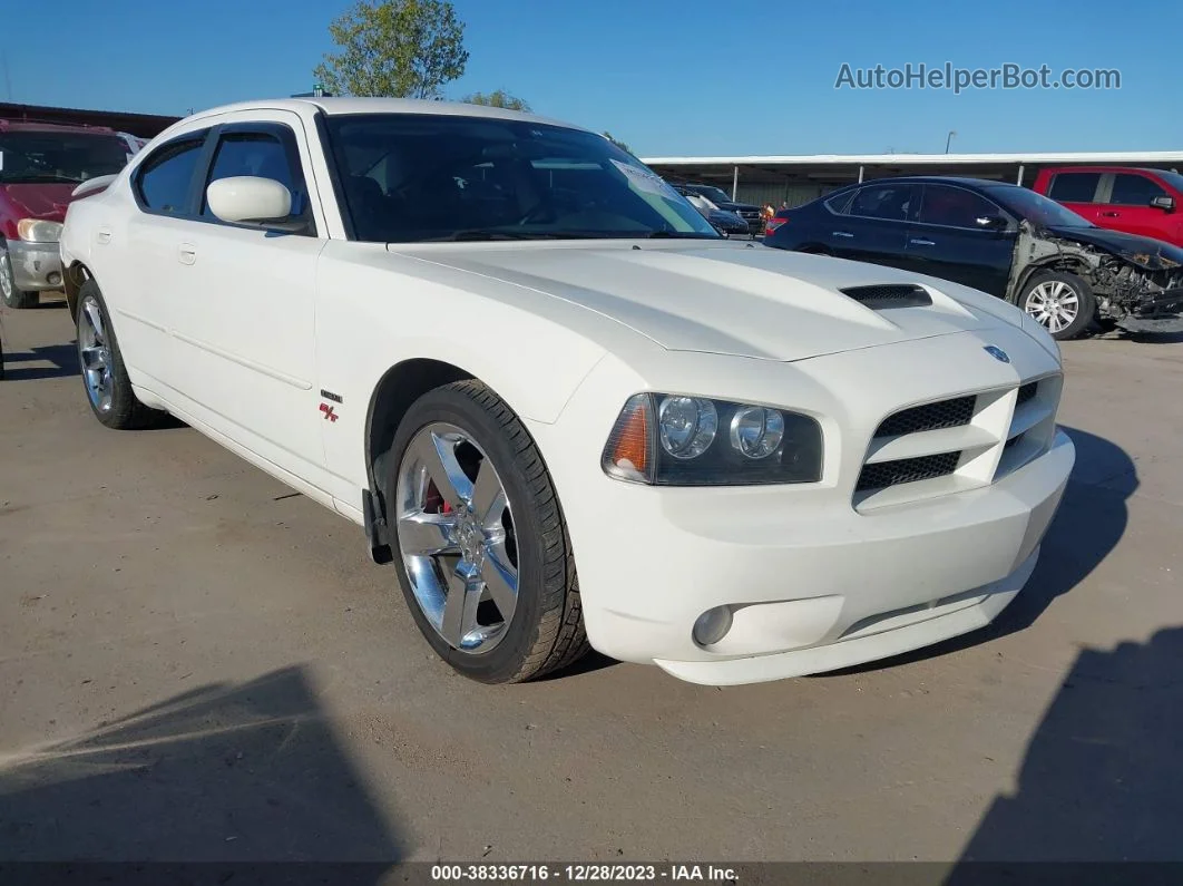 2010 Dodge Charger R/t White vin: 2B3CA5CT7AH115139