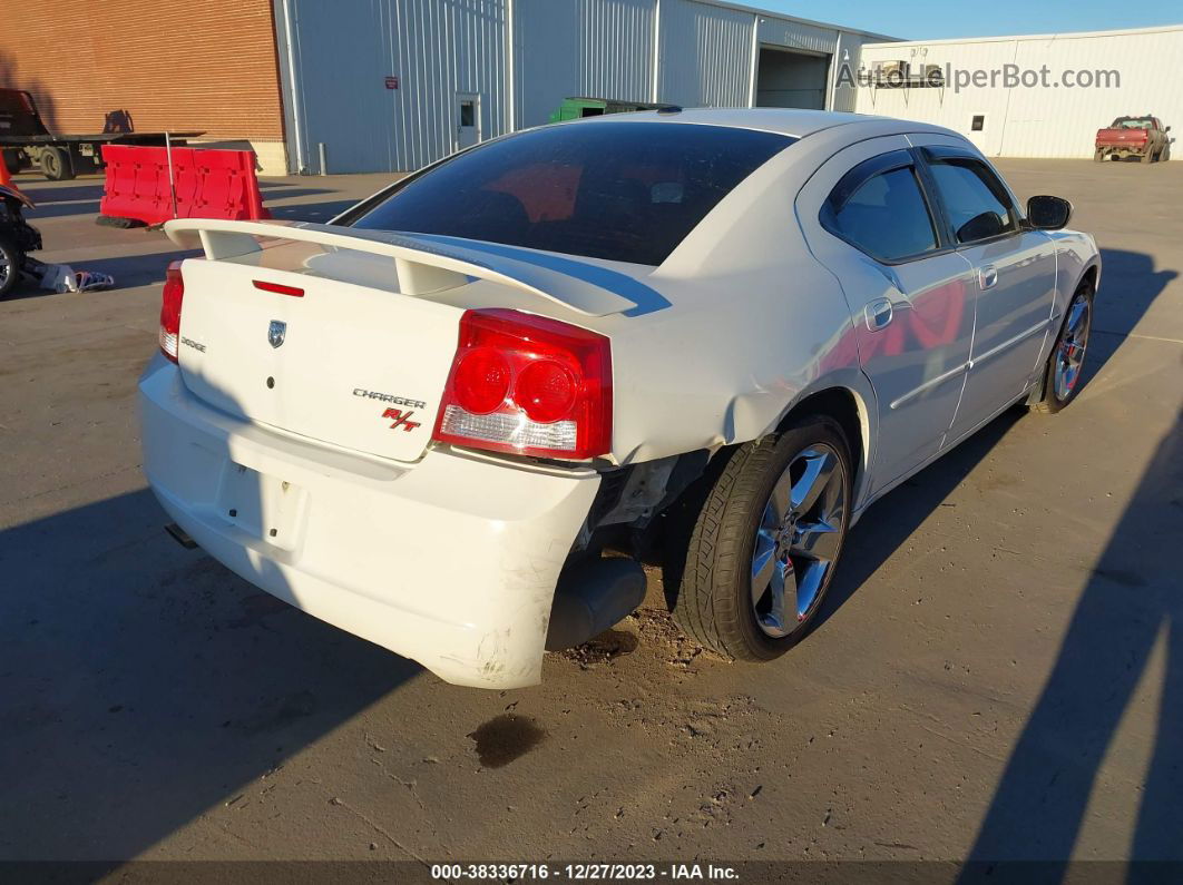 2010 Dodge Charger R/t White vin: 2B3CA5CT7AH115139