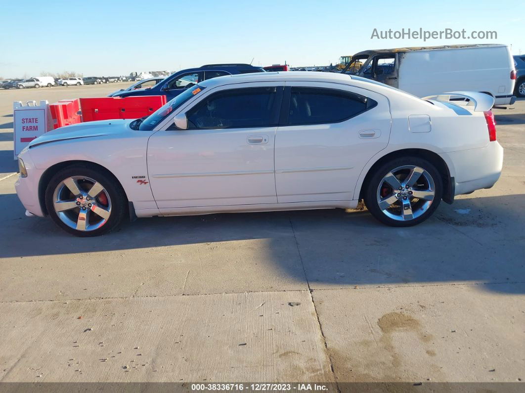 2010 Dodge Charger R/t White vin: 2B3CA5CT7AH115139