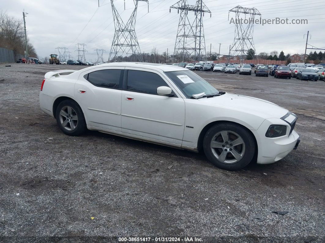 2010 Dodge Charger R/t White vin: 2B3CA5CT7AH115254