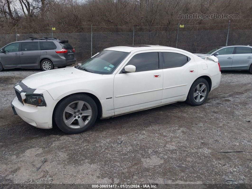 2010 Dodge Charger R/t White vin: 2B3CA5CT7AH115254