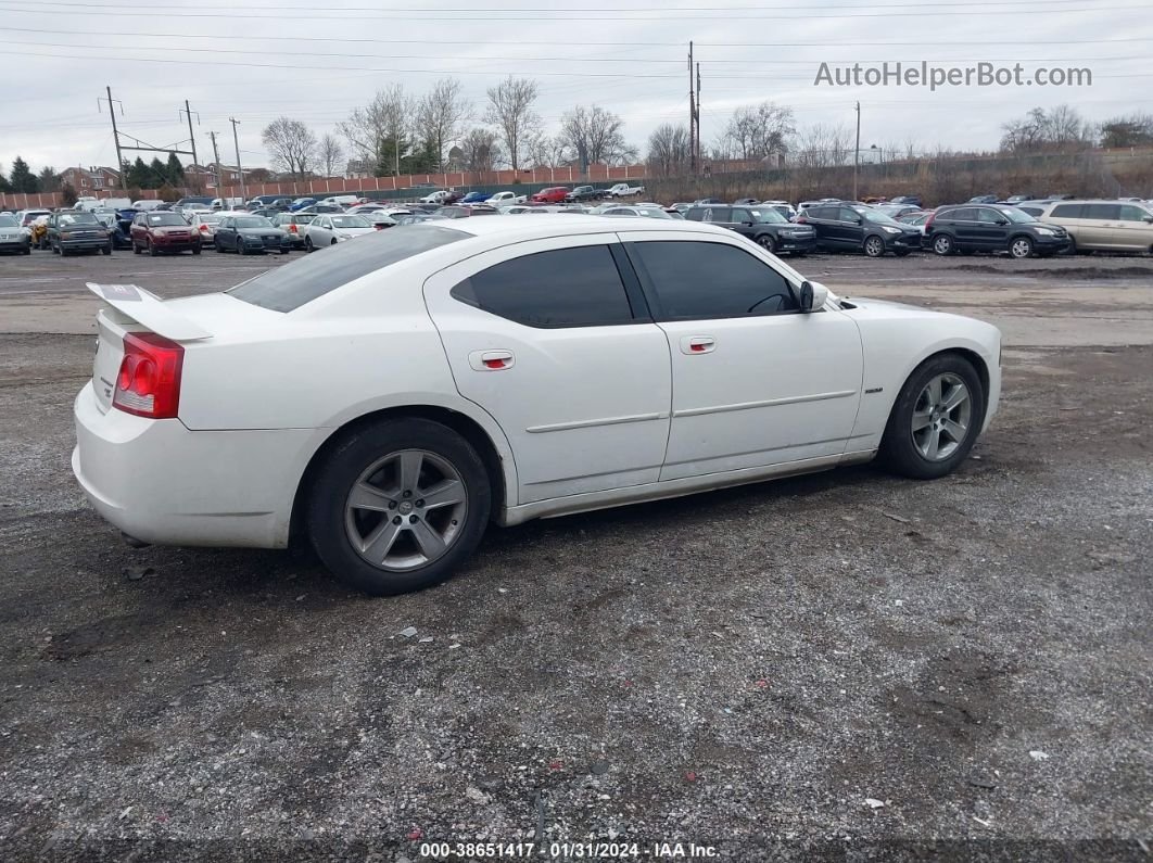 2010 Dodge Charger R/t White vin: 2B3CA5CT7AH115254