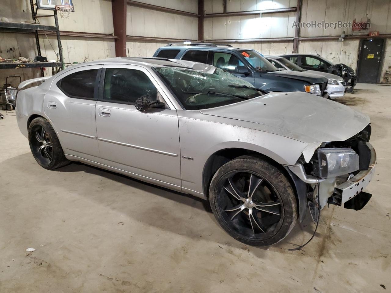 2010 Dodge Charger R/t Silver vin: 2B3CA5CT9AH181708