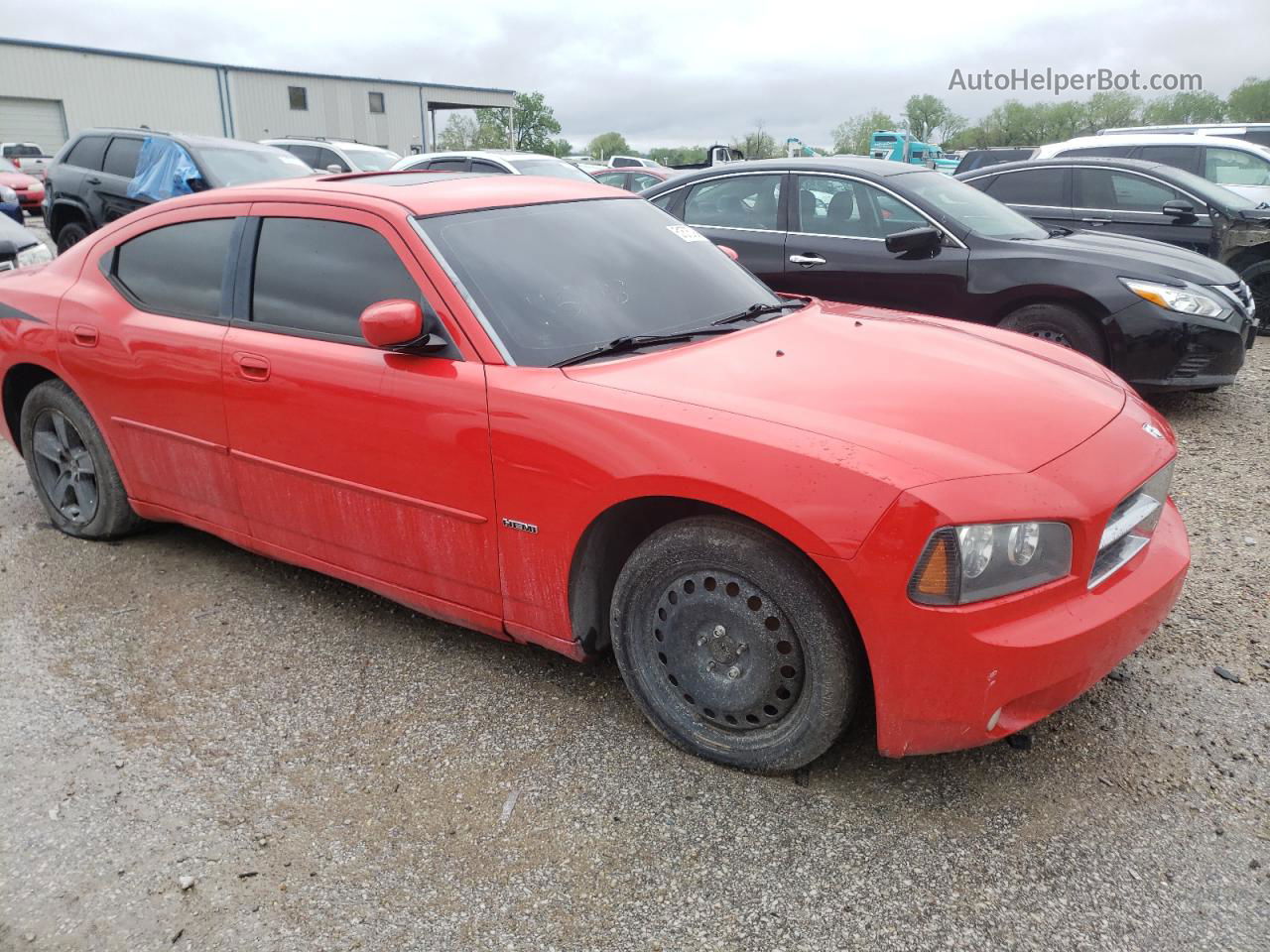 2010 Dodge Charger R/t Red vin: 2B3CA5CTXAH115118