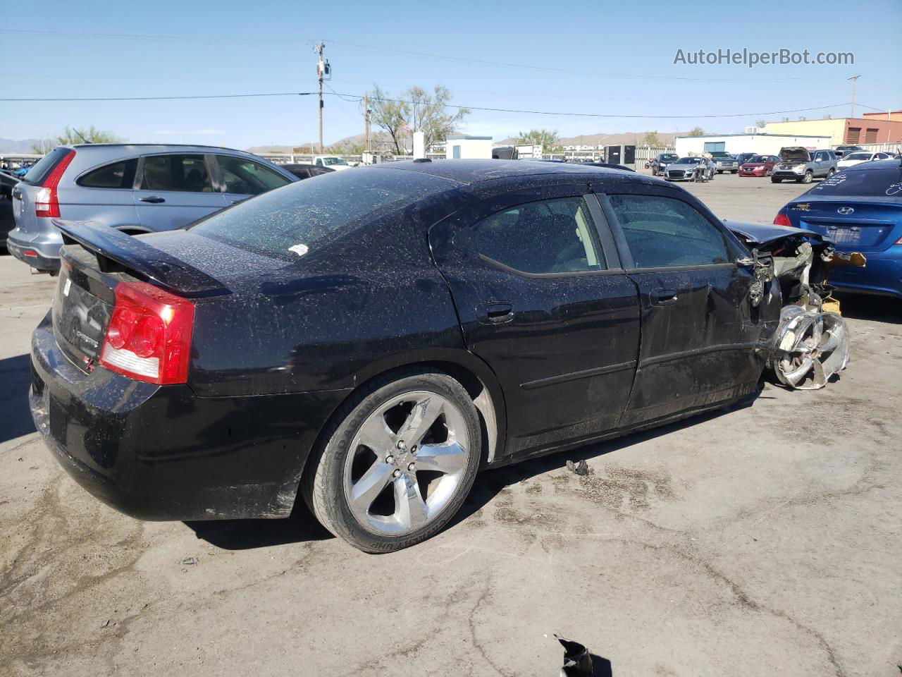 2010 Dodge Charger R/t Black vin: 2B3CA5CTXAH134462