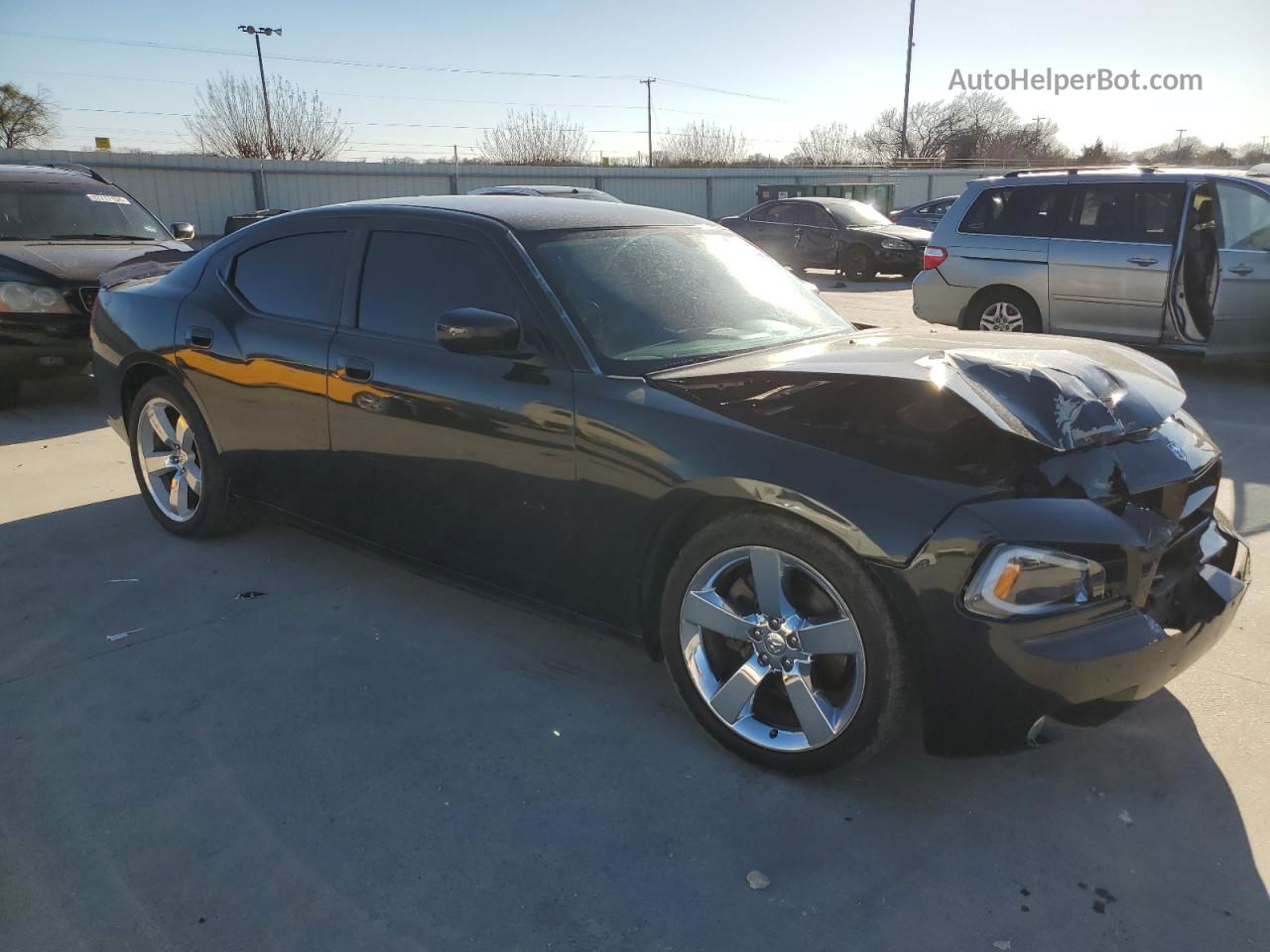 2010 Dodge Charger R/t Black vin: 2B3CA5CTXAH154419