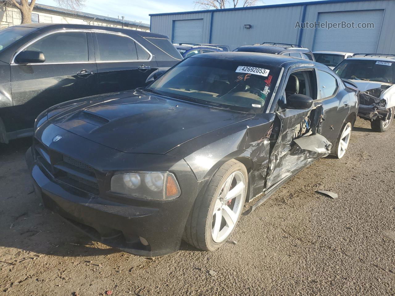 2010 Dodge Charger Srt-8 Black vin: 2B3CA7CW3AH158589