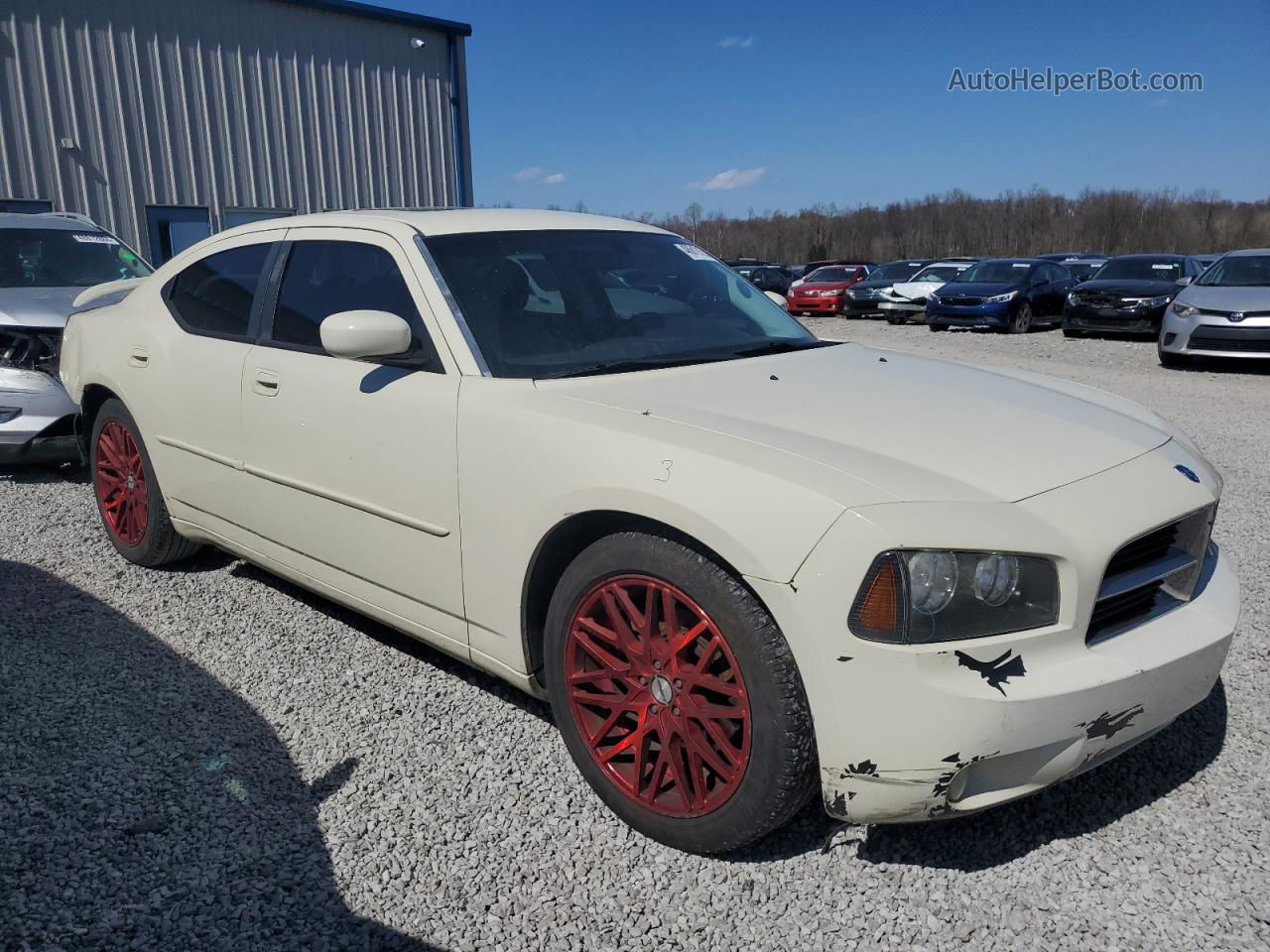 2010 Dodge Charger Rallye Белый vin: 2B3CA9CV5AH304722