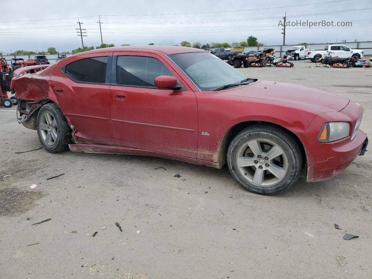 2010 Dodge Charger Rallye Red vin: 2B3CA9CV6AH280639