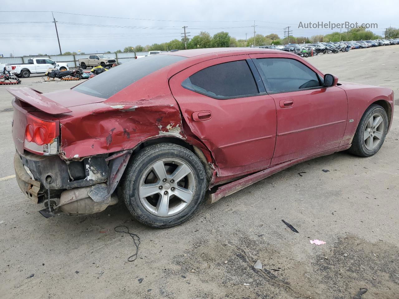 2010 Dodge Charger Rallye Red vin: 2B3CA9CV6AH280639