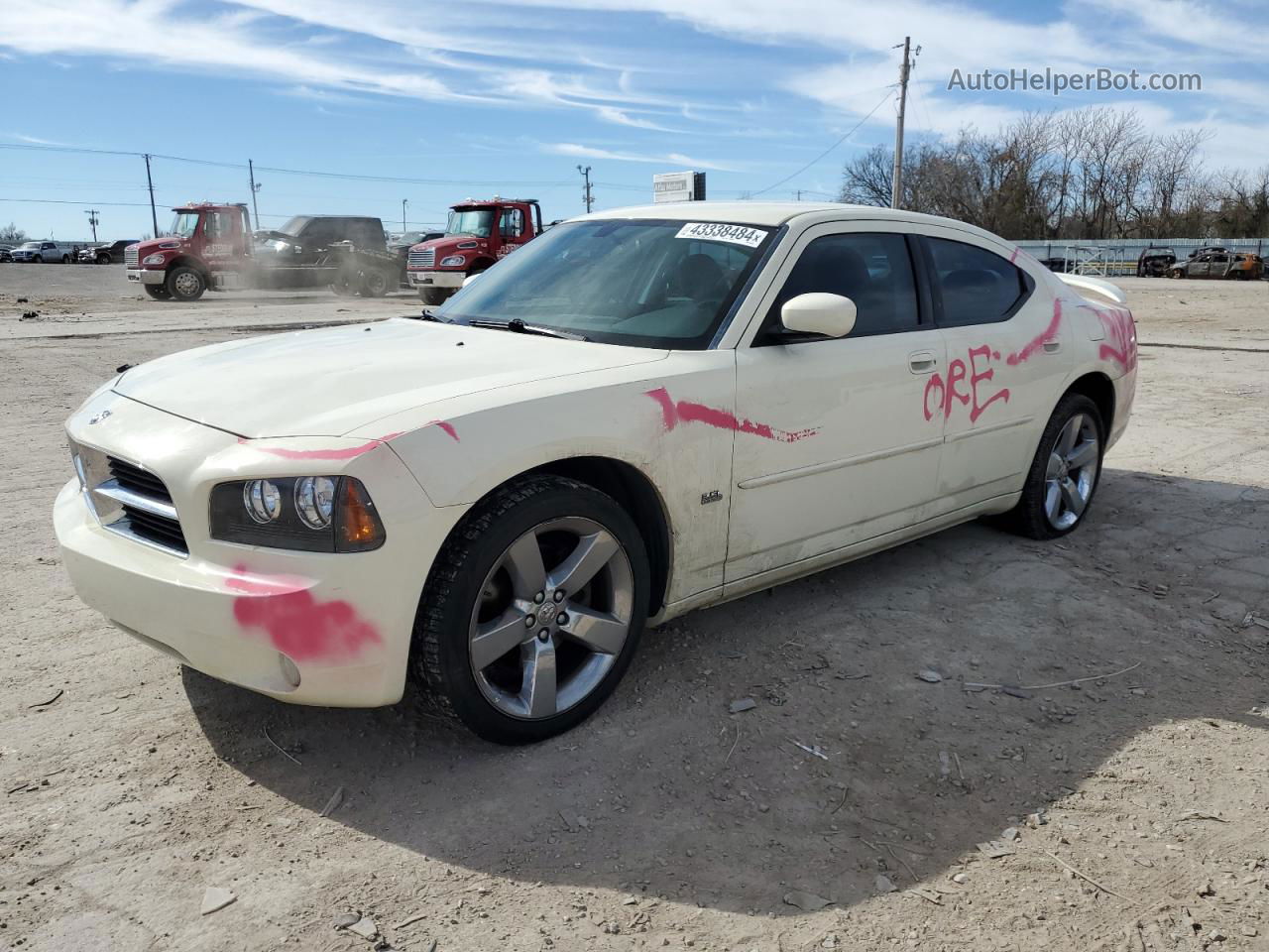 2010 Dodge Charger Rallye White vin: 2B3CA9CV7AH304723