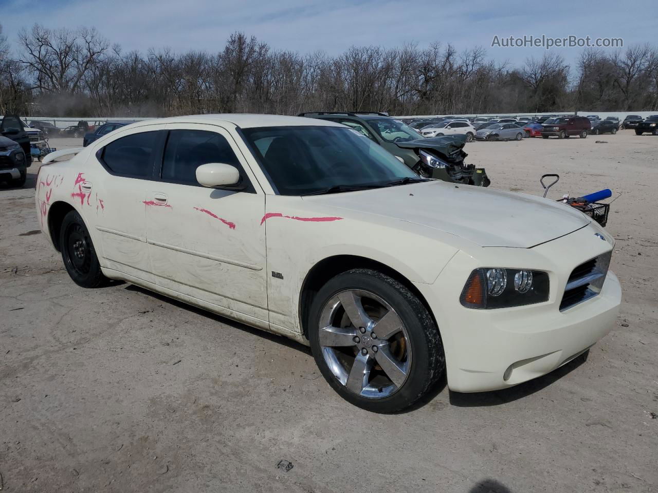 2010 Dodge Charger Rallye White vin: 2B3CA9CV7AH304723