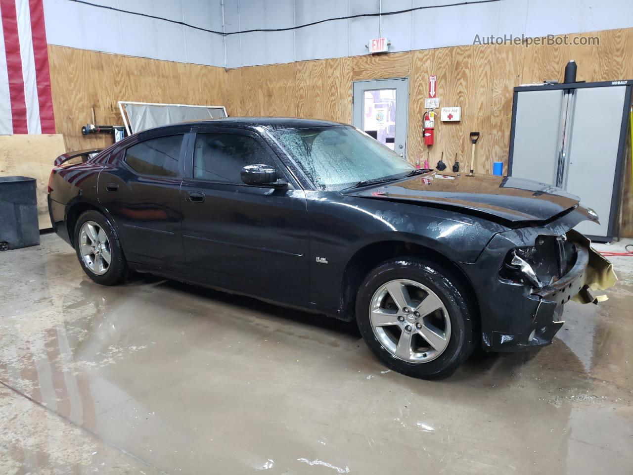 2010 Dodge Charger Rallye Black vin: 2B3CA9CV8AH300020