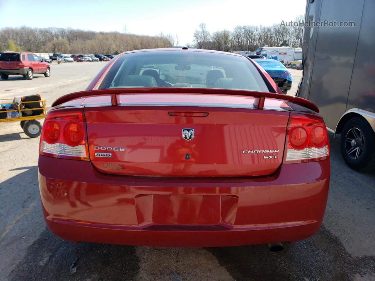 2010 Dodge Charger Sxt Red vin: 2B3CK3CV3AH202684