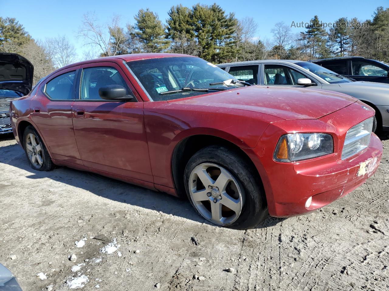 2010 Dodge Charger Sxt Red vin: 2B3CK3CV4AH288698