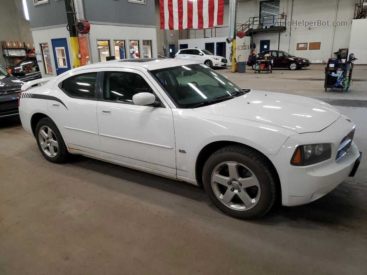 2010 Dodge Charger Rallye Белый vin: 2B3CK9CV6AH288754