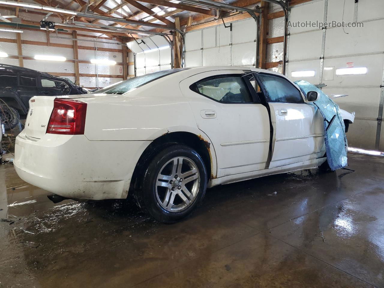 2006 Dodge Charger Se White vin: 2B3KA43G16H521692
