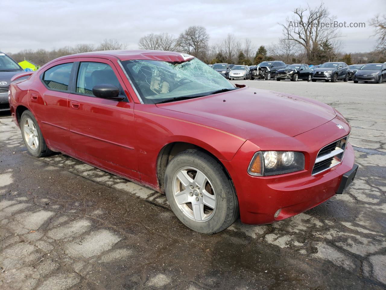 2006 Dodge Charger Se Red vin: 2B3KA43G46H222245