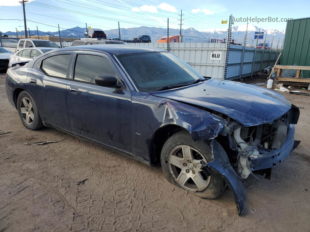 2006 Dodge Charger Se Blue vin: 2B3KA43G56H173363