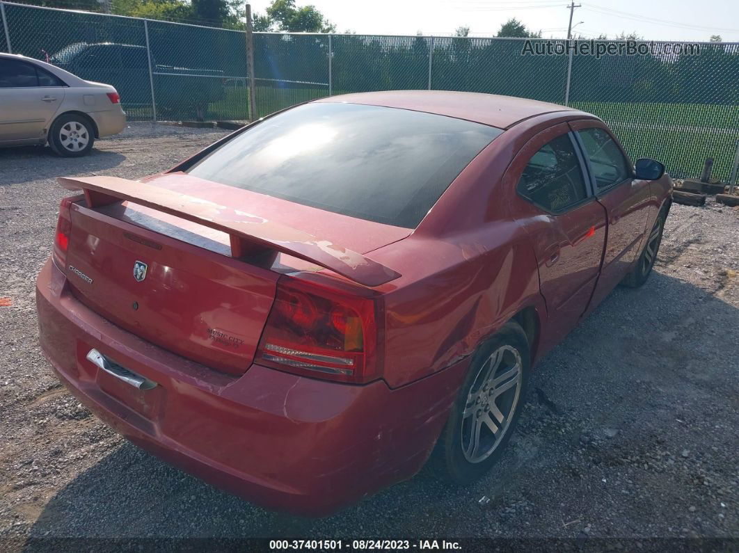 2006 Dodge Charger   Burgundy vin: 2B3KA43G66H493176