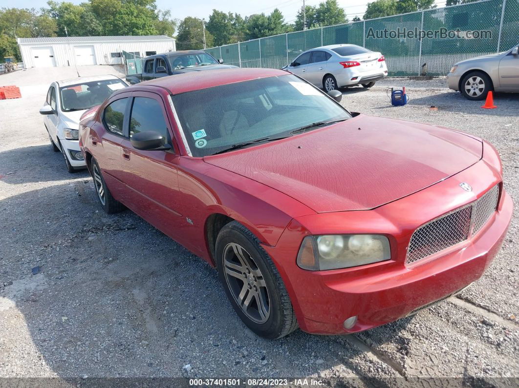 2006 Dodge Charger   Burgundy vin: 2B3KA43G66H493176