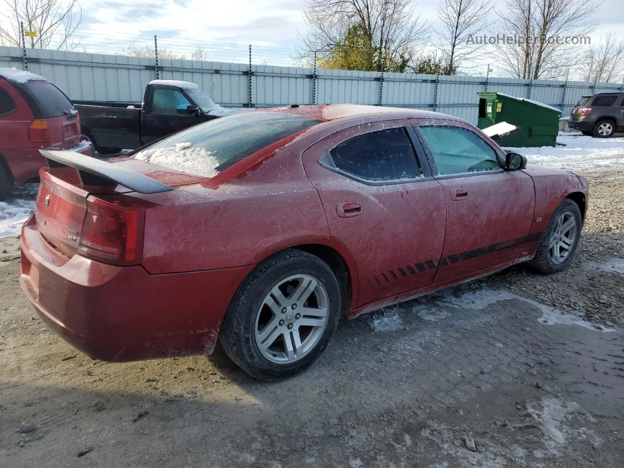 2006 Dodge Charger Se Red vin: 2B3KA43G76H439322