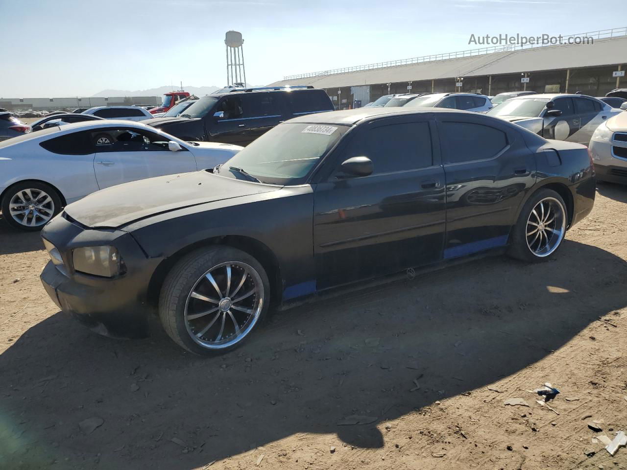 2006 Dodge Charger Se Black vin: 2B3KA43G96H395453