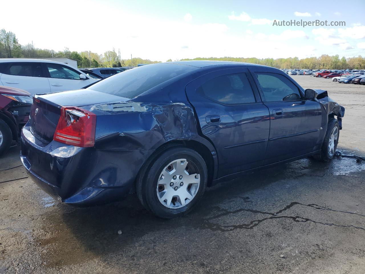 2006 Dodge Charger Se Синий vin: 2B3KA43G96H461628