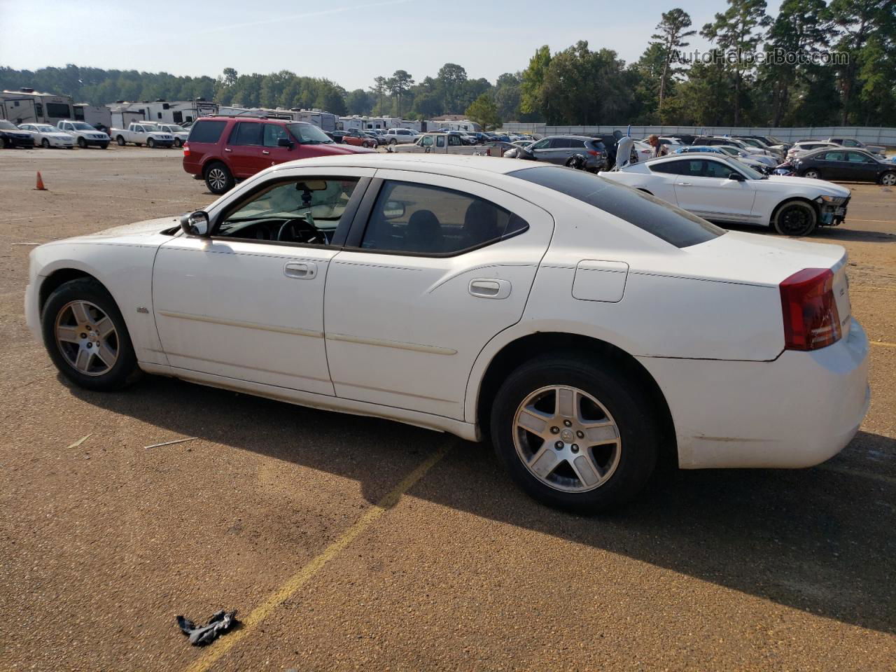 2006 Dodge Charger Se White vin: 2B3KA43G96H531550