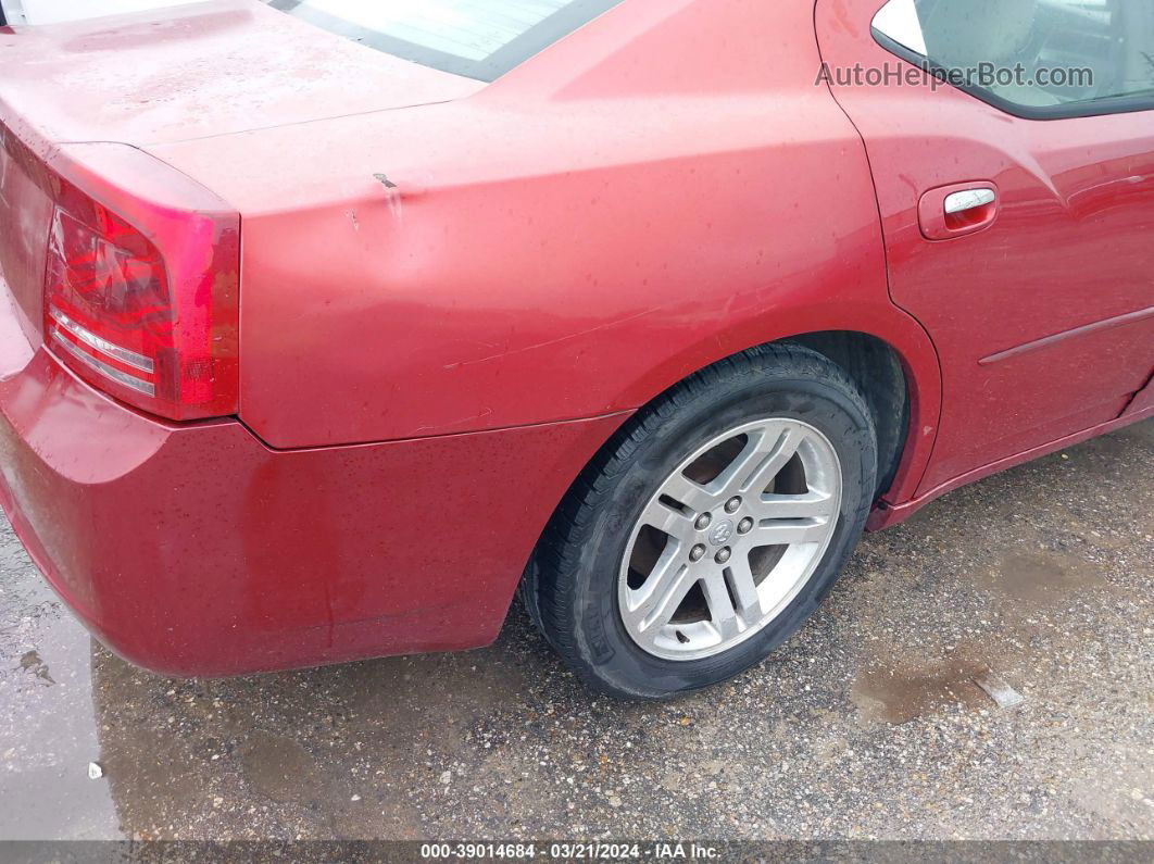 2006 Dodge Charger   Red vin: 2B3KA43GX6H233346