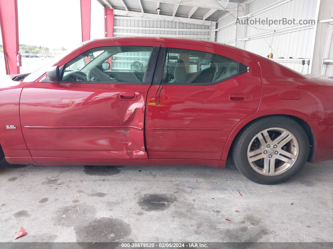 2006 Dodge Charger   Красный vin: 2B3KA43GX6H317280