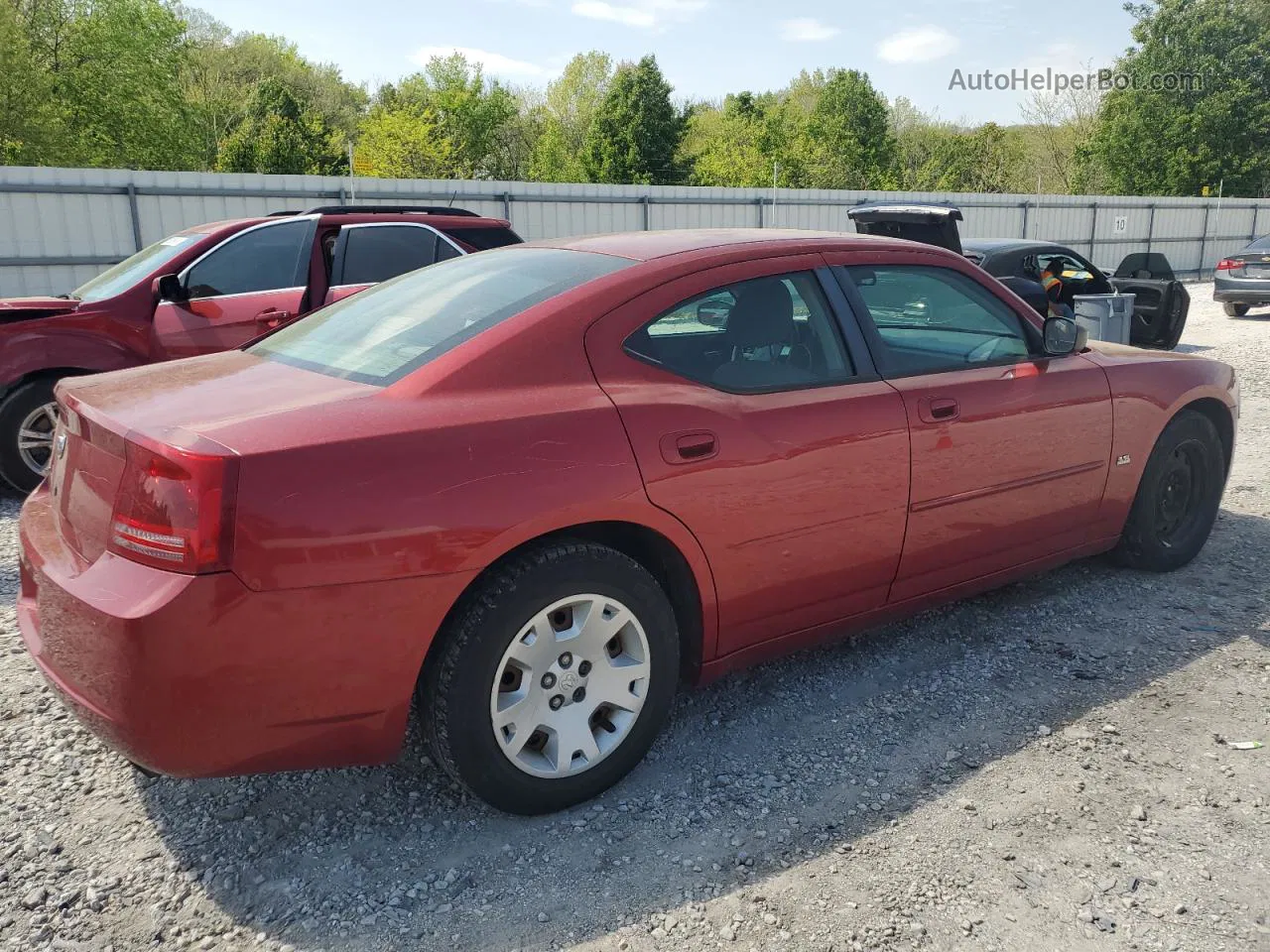 2006 Dodge Charger Se Red vin: 2B3KA43GX6H419064