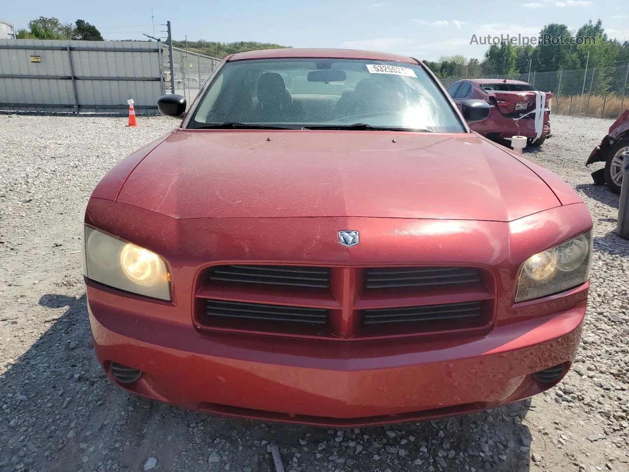 2006 Dodge Charger Se Red vin: 2B3KA43GX6H419064