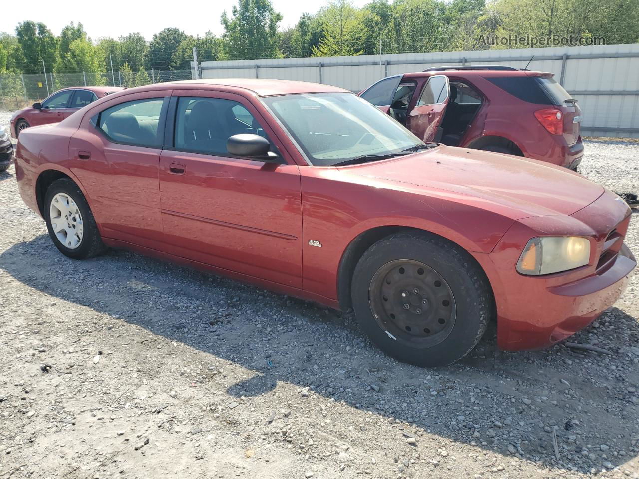 2006 Dodge Charger Se Red vin: 2B3KA43GX6H419064