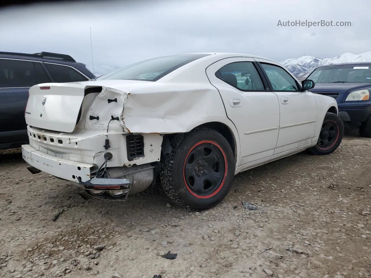 2006 Dodge Charger Se White vin: 2B3KA43H26H504862