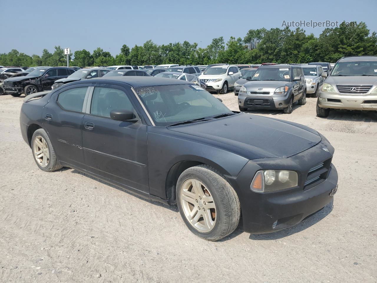 2006 Dodge Charger Se Черный vin: 2B3KA43R16H267046