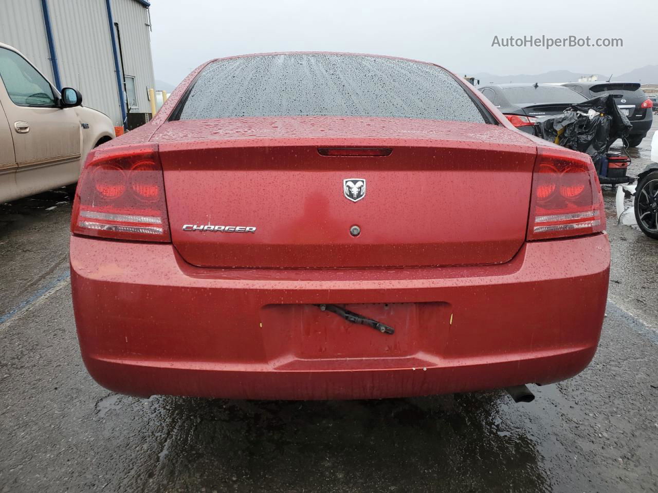 2006 Dodge Charger Se Maroon vin: 2B3KA43R16H389812