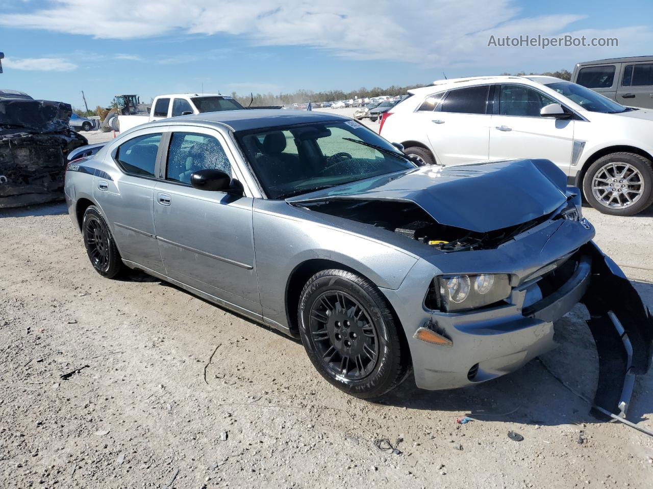 2006 Dodge Charger Se Серый vin: 2B3KA43R36H486073