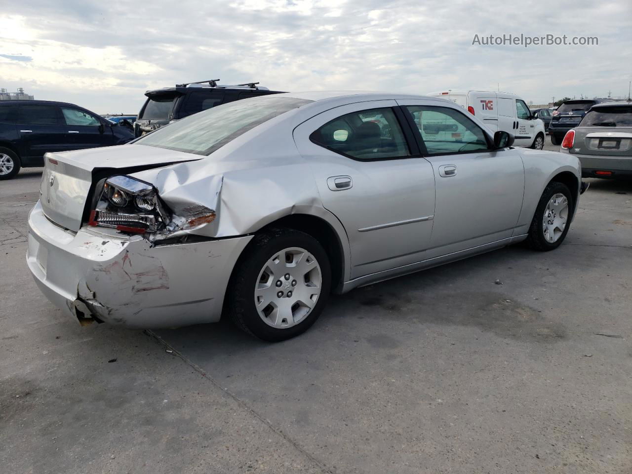 2006 Dodge Charger Se Silver vin: 2B3KA43R46H266411